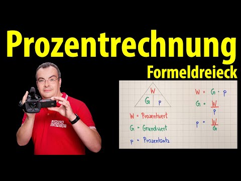 Percentage Calculations - The Formula Triangle: How to Remember Formulas Better! | Lehrerschmidt
