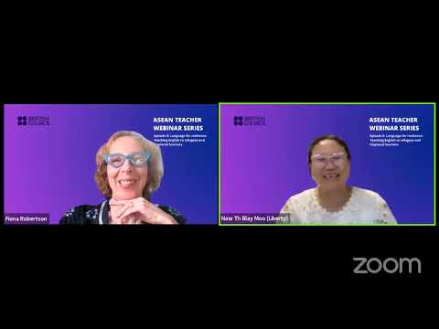 Série de webinars para professores da ASEAN nº 8: Linguagem para resiliência