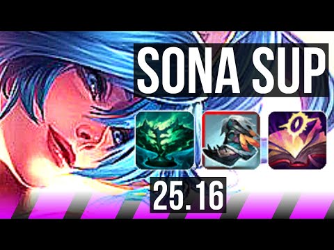 SONA & Xayah vs THRESH & Corki (SUP) | 1/1/19 | EUW Master | 25.16
