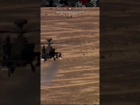 AH-64 Apache Takes Out Tank with Spike Missile