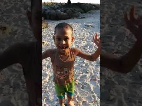 Hakeem in Pantai Tanjung Asam 2019