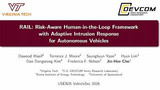 VehicleSec '26 - RAIL: Risk-Aware Human-in-the-Loop Framework with Ada