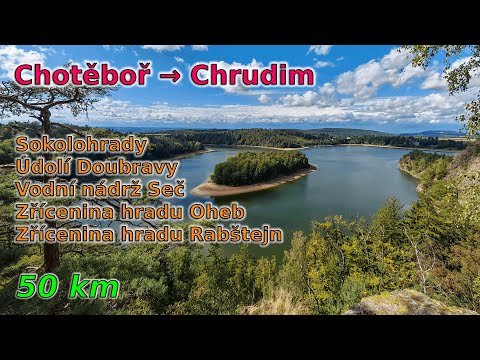 C85 Chotěboř - Chrudim (přes Železné hory) [50 km]
