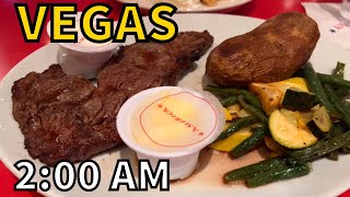 $20 Nighttime Rib Eye Steak Special. AMERICA at NEW YORK, NEW YORK, Las Vegas.