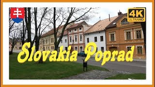 Slovakia in 4K UHD - Poprad Old Town.