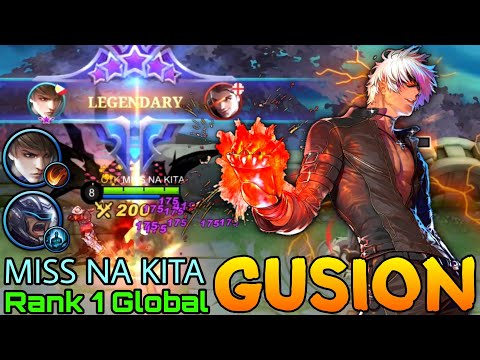 Legendary Gusion ft Johnson Deadly Combo! - Top 1 Global Gusion by MISS NA KITA - Mobile Legends