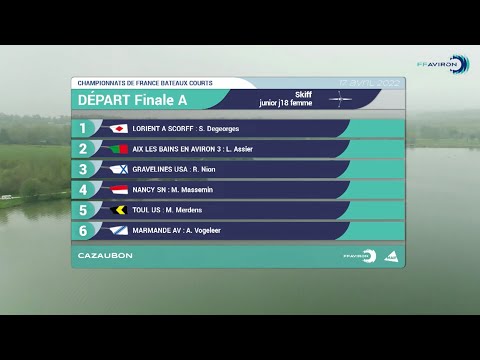 Cazaubon 2022 - Finale A Skiff Junior Femme
