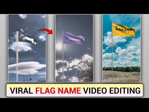 Flag Name Video Editing | Instagram Viral Flag Name Video Kaise Banaye