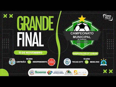 Campeonato Municipal de Futebol de Teixeiras - Grande Final - 11/11/2023