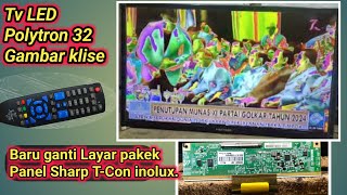 Download lagu Tv led polytron gambar klise mp3
