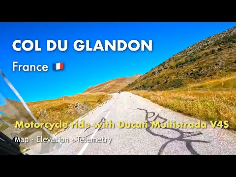 🇫🇷 France – Climbing Col du Glandon via D526 from Allemond | Ducati Multistrada V4S