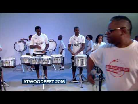 Black Star Drum Line gives preview performance ahead of AtwoodFest 2016
