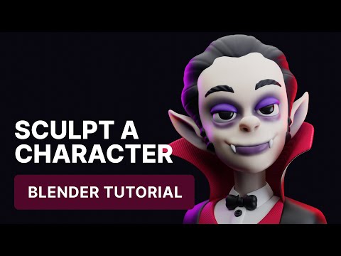 How to sculpt in Blender  - Blender Character Tutorial