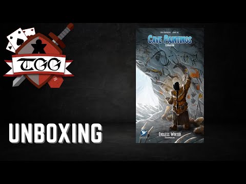 Endless Winter Cave Paintings Board Game Unboxing