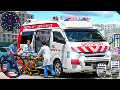 New Ambulance City Rescue Simulator 3D - 911 US Emergency Ambulance Driving 3D : Android Gameplay