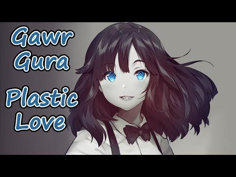 Gawr Gura Sing Plastic Love by Mariya Takeuchi 【EN/JP subs | Hololive En Song】