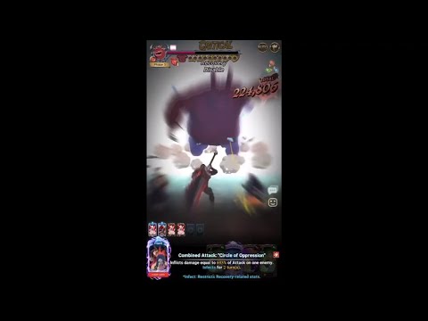 WORLD RECORD Red Extreme Demon Run in 5 Turns - 7 Deadly Sins Grand Cross Global Deathmatch Gameplay