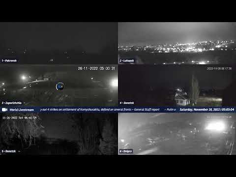 Live views from Ukraine 11/25/2022 B - Kramatorsk, Kharkiv, Kyiv, Zaporizhzhia and other cities