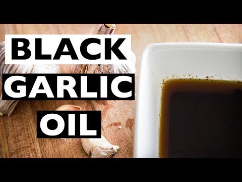 How to make BLACK GARLIC OIL ***AMAZING IN VEGAN RAMEN***