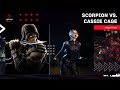 SCORPION Vs CASSIE CAGE Mortal Kombat XL Easy Mode