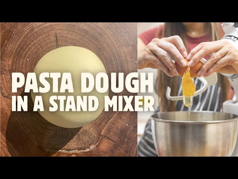How to Make Pasta Dough in a Stand Mixer