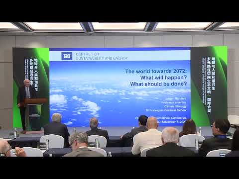 Club of Rome Conference: Closing plenary with Jorgen Randers and Silvia Zimmermann del Castillo