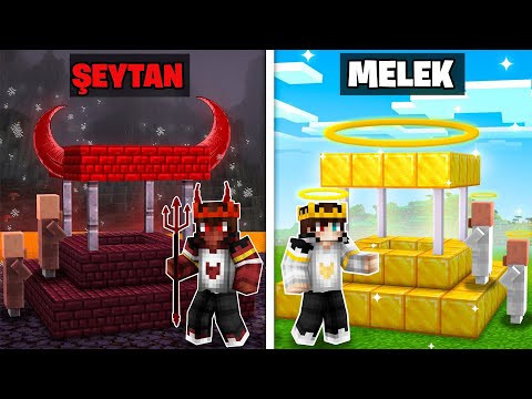 Şeytan Dilek Kuyusu VS Melek Dilek Kuyusu 😱 - Minecraft