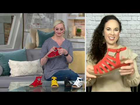 Earth Origins Suede Wedge Sandals - Pippa on QVC