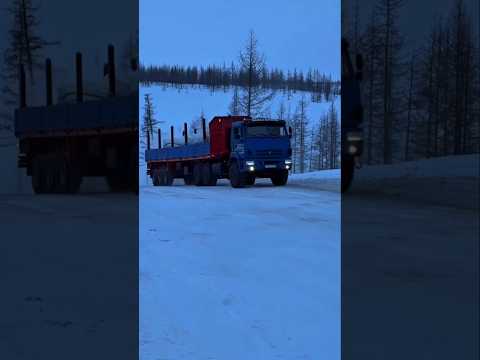 Winter is officially here! 💪🚛 sports_turbo05 #truckdriver #automobile #lkw #bigrig #camion