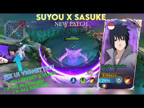 FIX UI VIGNETTE!! | Script Suyou x Sasuke No Password | Work All Mode | Full Effect & Voice