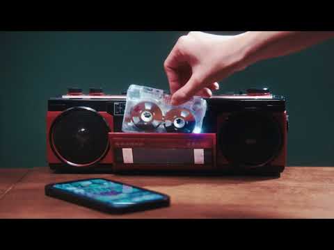 Cassette player combo also serves as Bluetooth speaker