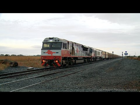 95 Wagon SCT 3PM9 Mixed Freight & Steel Train  (18/4/2022) - PoathTV Australian Railways