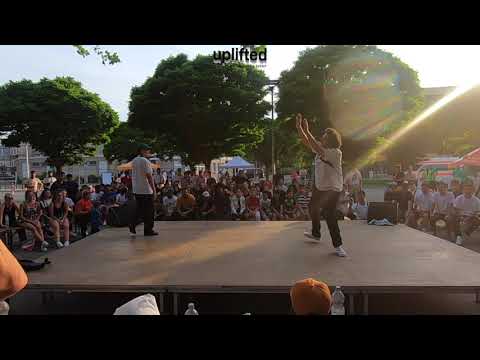 UPLIFTED Open Air Dance Event Popping Final Emmy vs Dalil