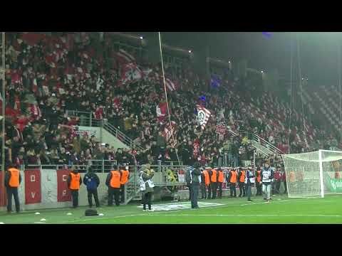 DVTK vs. Paks 19/20 - Ünneplés a meccs végén