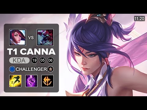T1 Canna Fiora Top vs Cho'Gatch - EUW Challenger - Season 11 Patch 11.20