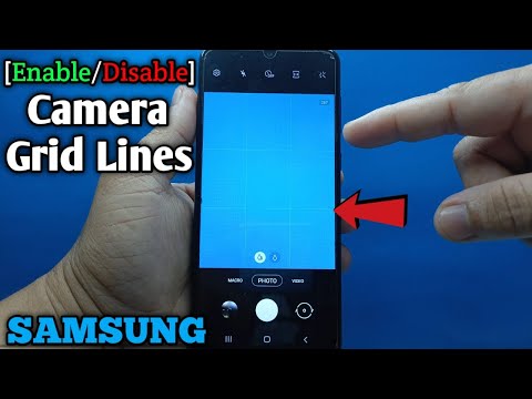 How to enable or disable camera grid lines on Samsung Galaxy A02