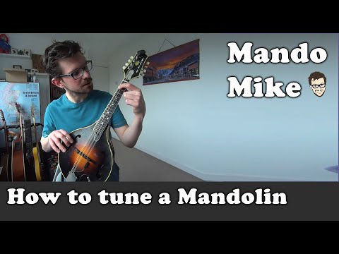 How to tune the mandolin - Mandolin Lesson for Absolute Beginners