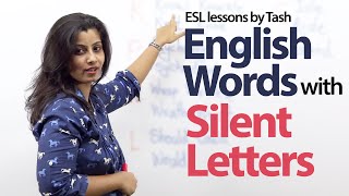 English words with silent letters - Free English lesson