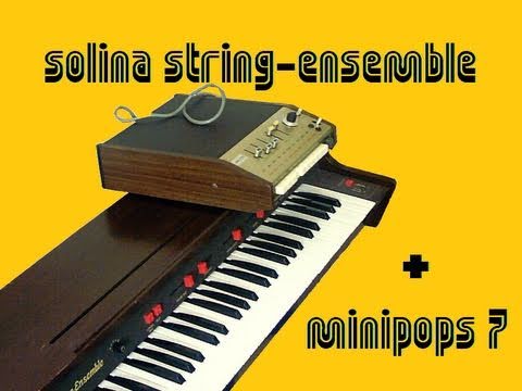 ARP SOLINA STRING-ENSEMBLE 1973 with MINIPOPS 7 | DEMO