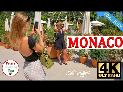 Monaco, Monte - Carlo  2023   Walking Tour  4K