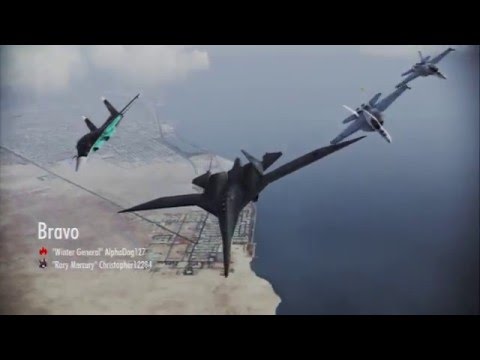 Ace Combat Infinity: ADA-01B Adler (Rory Mercury) vs Pipeline Destruction