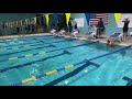 100 Back SCY (lane closest to camera)