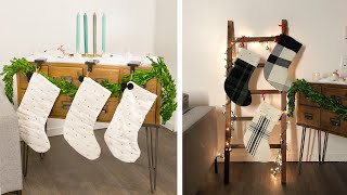 6 Ways To Hang Stockings Without A Fireplace