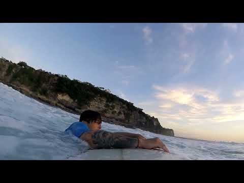 SURF ACCIDENT ! dislocated elbow Uluwatu Indonesia