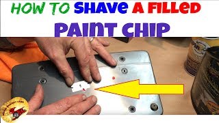STOP!...SANDING Your AutoBody Paint CHIPS! ...GREAT HACK!