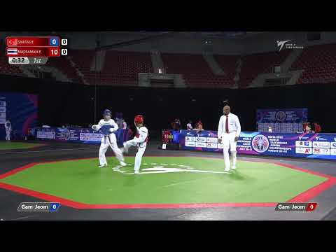 229 Quarter Final Boys  41kg TUR SARITAS Emre THA MADSAMAN Purich