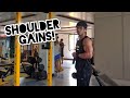 EXPLOSIVE SHOULDER WORKOUT FOR MORE GAINS | BAGONG SPONSOR | 9 WEEKS OUT