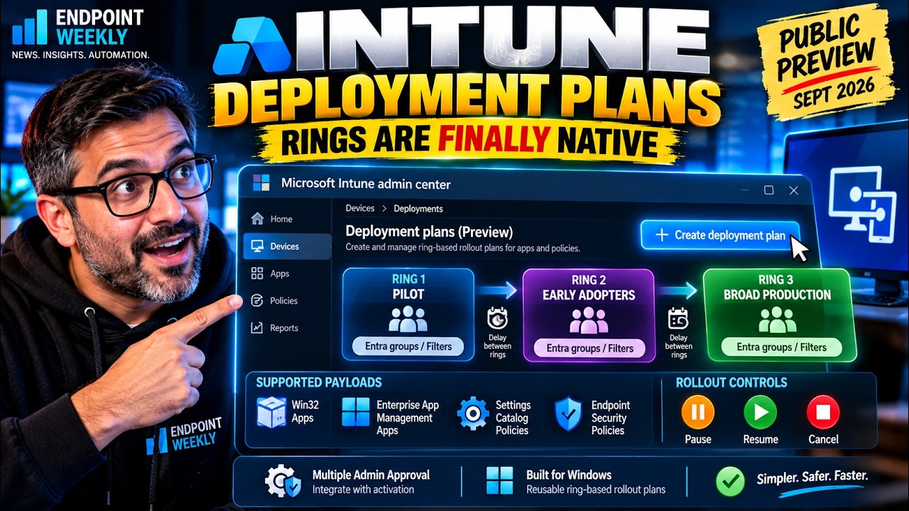 Intune Deployment Plans — Real Ring-Based Rollouts (Public Preview)