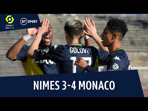 Nimes vs Monaco (3-4) | Aleksandr Golovin scores superb hat-trick | Ligue 1 Highlights