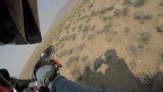 KTM 790R on Trans America Trail:  Nevada desert.  How to lose the trail in 60 seconds.